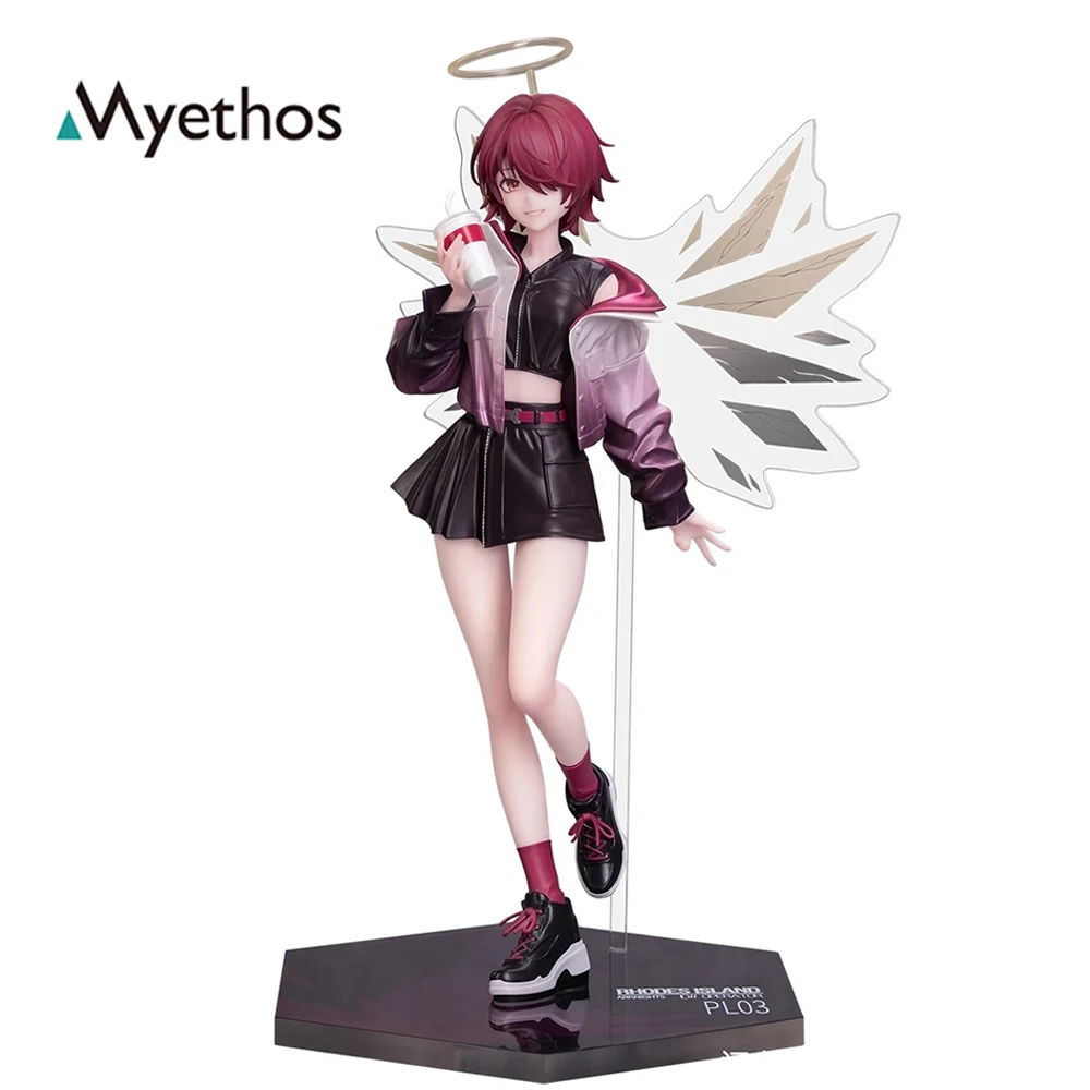

В наличии Оригинальный подарок Myethos+ Arknights Exusiai Ambience Synesthesia Ver. 1/8 аниме фигурка ПВХ модель Коллекционные игрушки 22 см
