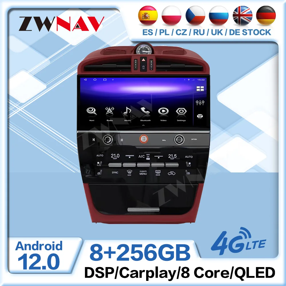 Android 12 CarPlay 9 inch Screen For Porsche Cayenne 2003-2009 Car Radio Stereo GPS Navigation Multimedia Player Head Unit Auto