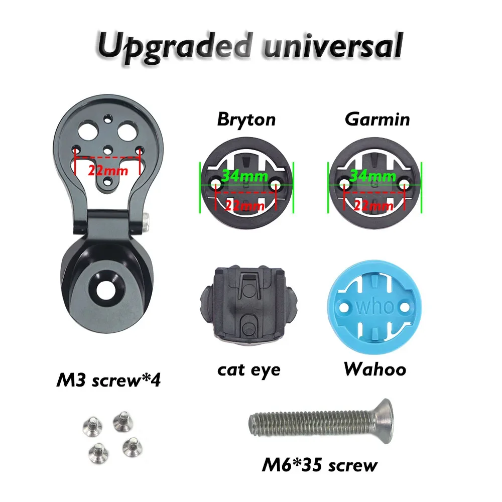 Syncros - Custom Mountain Bike Integrated Handlebar Computer, Garmin, 60 Degree Rotation, Cycling Stopwatch/Bike Mount Accessory