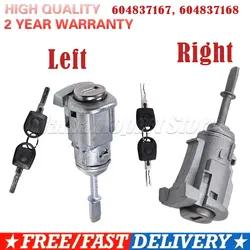 Left or right door lock cylinder for VW Golf 4 IV MK4 BORA A6 Skoda Fabia Polo 1997-2009 604837167 604837168