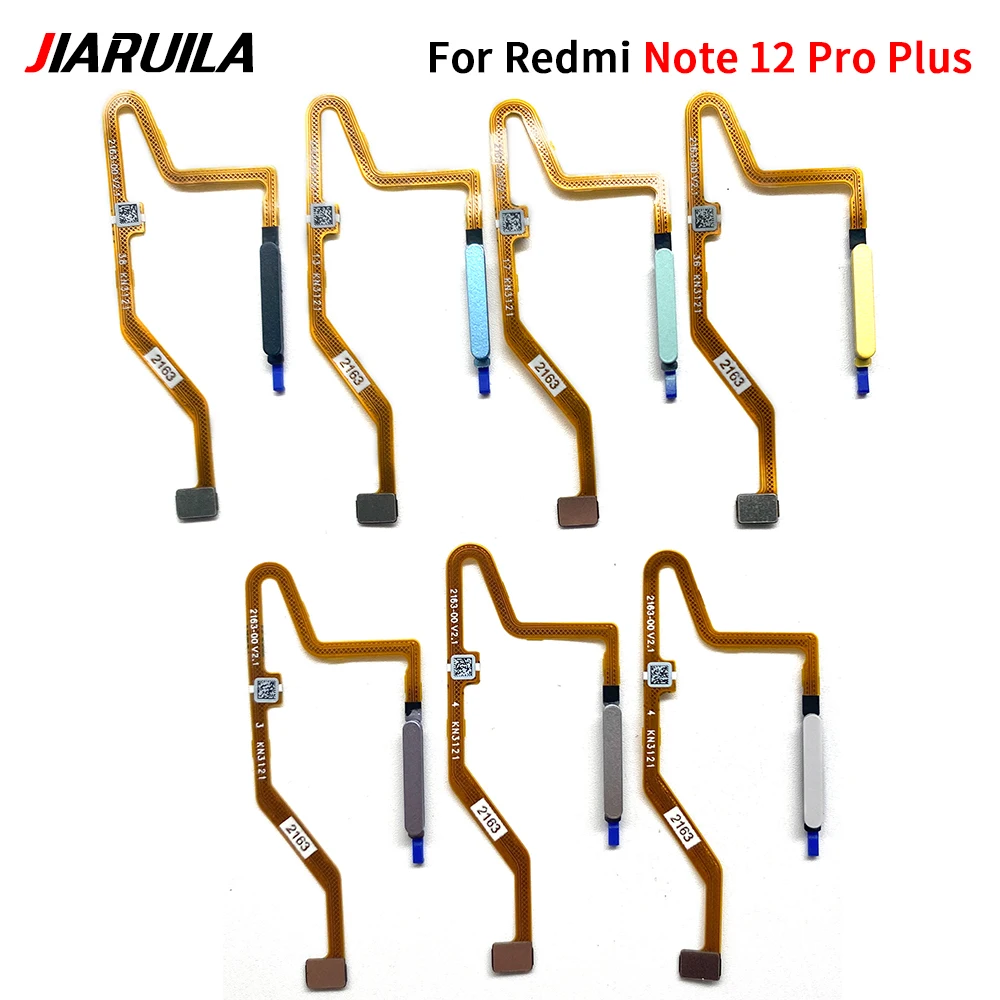 Good quality For Xiaomi Redmi Note 12 13 Pro 4G Plus 5G Home Button Fingerprint Touch Id Sensor Connector Flex Cable