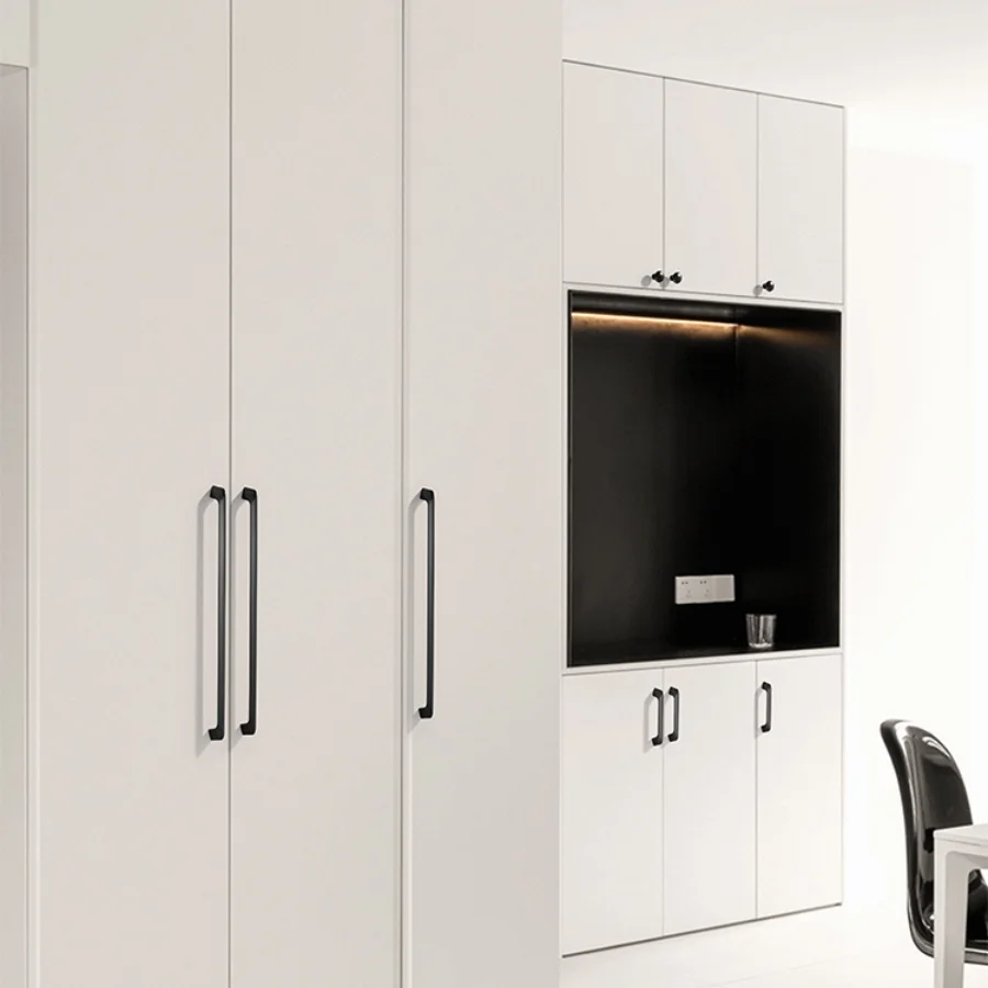 Maniglie per mobili da cucina Maniglie per mobili in lega di zinco argento nero oro con viti, per scrivanie, cassetti, armadi tira hardware