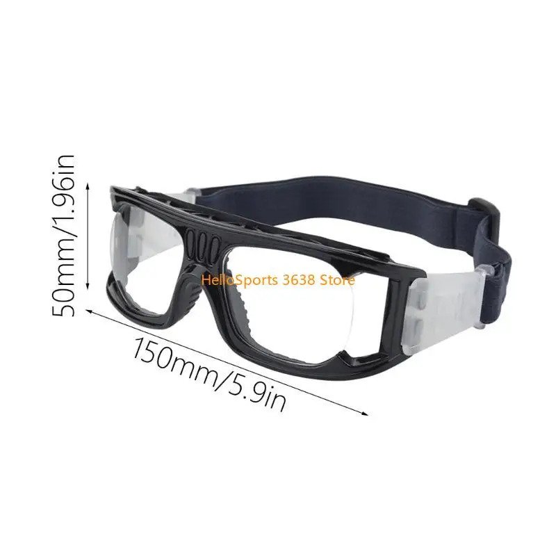 A52F Football Eyewear Grops Collision Lens Resplable Goggles Outdoor في الهواء الطلق