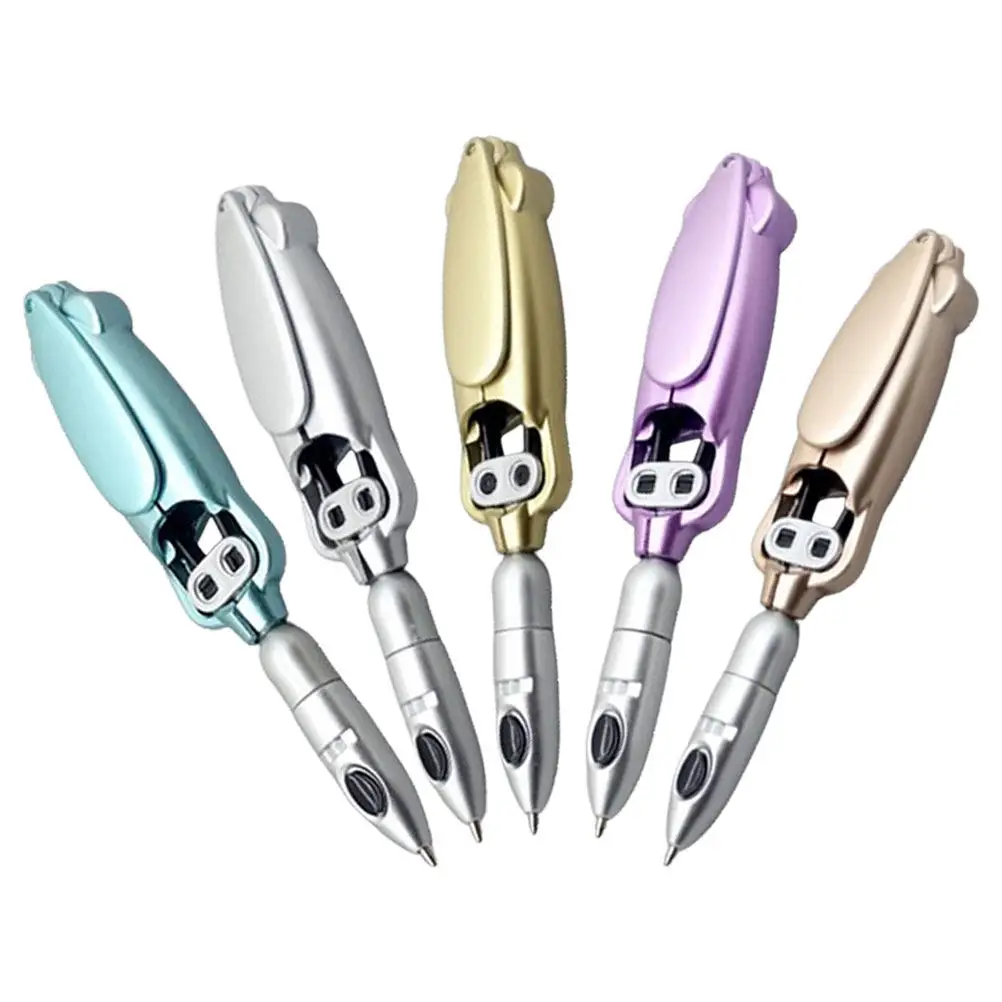 

5Pcs Deformation Frog Ballpoint Pen Set Fun Animated Design Smooth Writing Performance Comfortable Hold Perfect for School