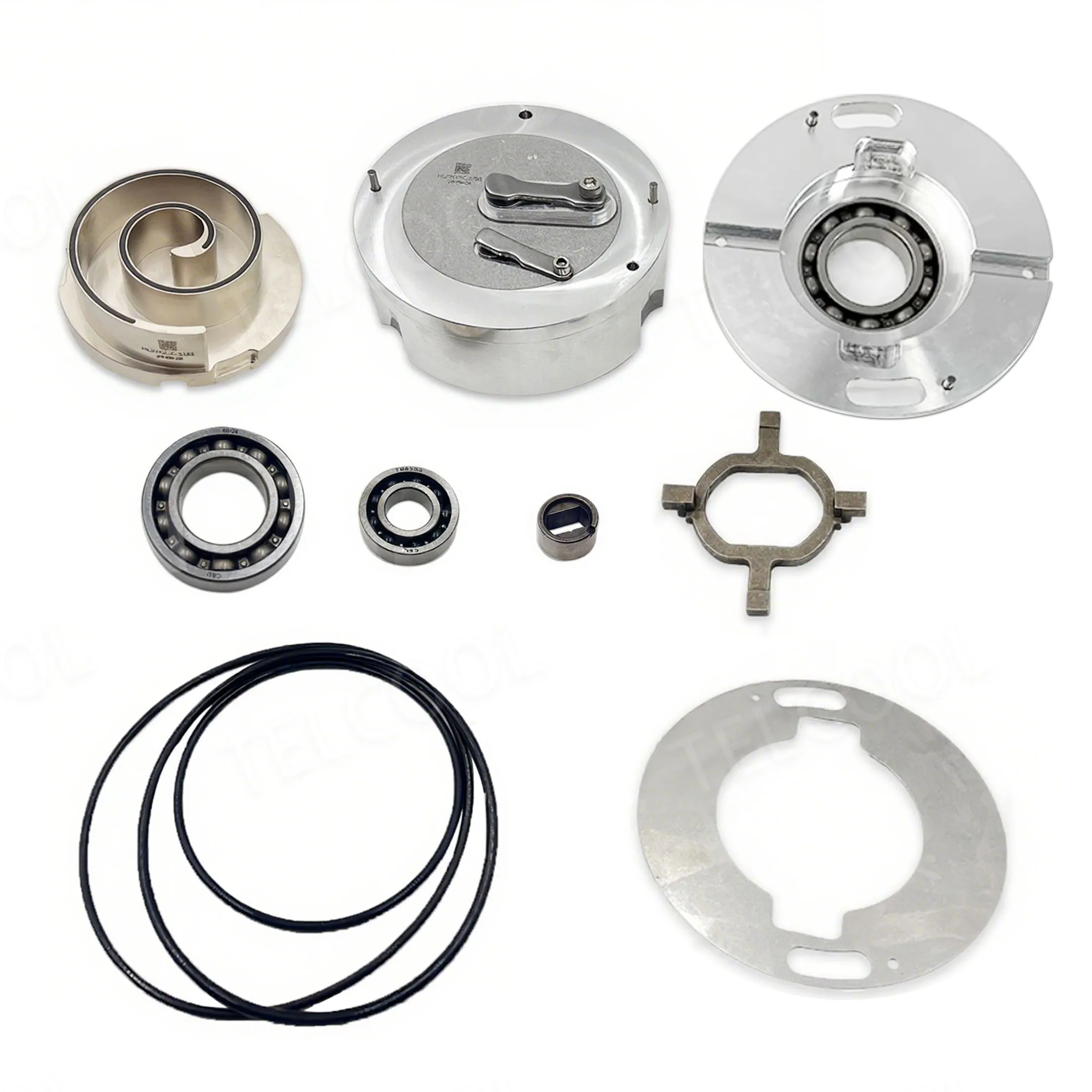 Complete Repair Kit for New Energy Vehicle AC Compressor, Fits Yutong Bus Hitachi HL34CC