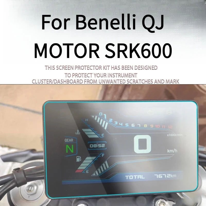 

For Benelli QJ MOTOR SRK600 TNT600 SRK TNT 600 2020-ON Scratch Protection Film For Motorcycle, Screen Protector Accessories