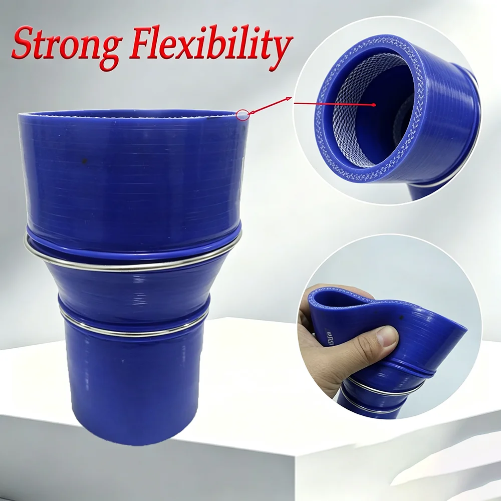 Variable Diameter Silicone Hose Joint Clip Cloth Thickened Intercooler Hose Silicone Rubber for Big And Small Head