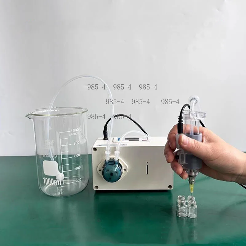 Lab Quantitative Dispenser Handheld Liquid Filling Machine for Essential Oil Perfume Sample E-Liquid Ink