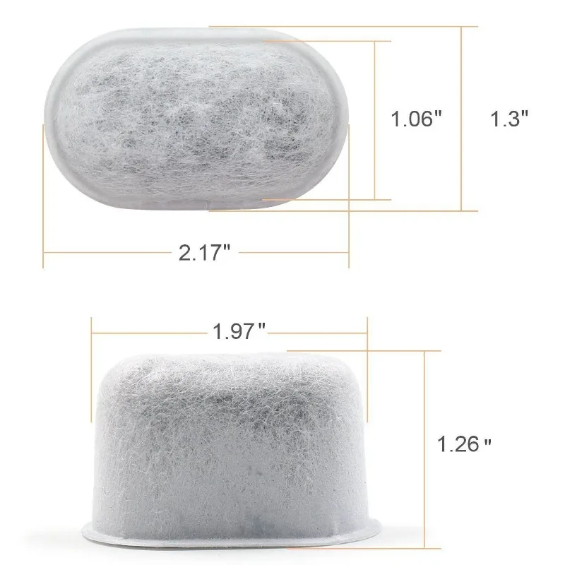 Coffee machine filter activated carbon bag, non-woven bamboo charcoal activated carbon, filter element