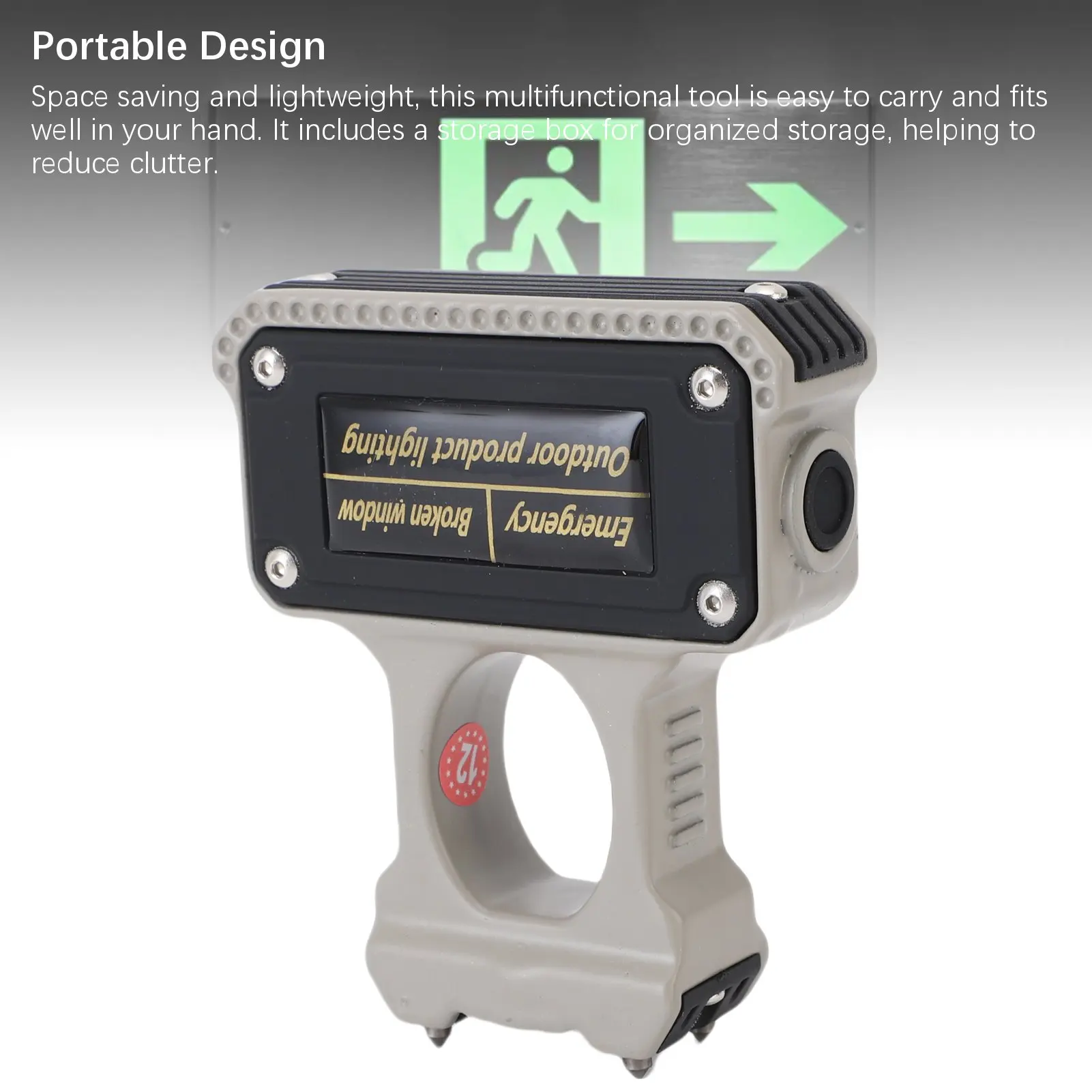 قابلة للشحن سيارة مصباح ليد جيب سبائك الزنك نافذة السيارة قواطع ضوء الاصبع 1100mAh زر التحكم تنوعا قوي للتخييم