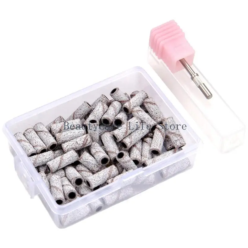 

652C Sanding Bands Drill Bits 80/120/150/180/240 Grits Electric File Sander