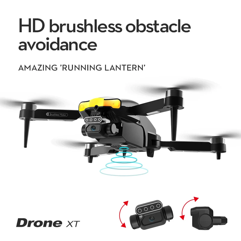 New XT105 Drone Brushed 6K Camera RC Helicopter Optical Flow positioning Electric Lens RC Plane Quadrocopter Remote Control Toy