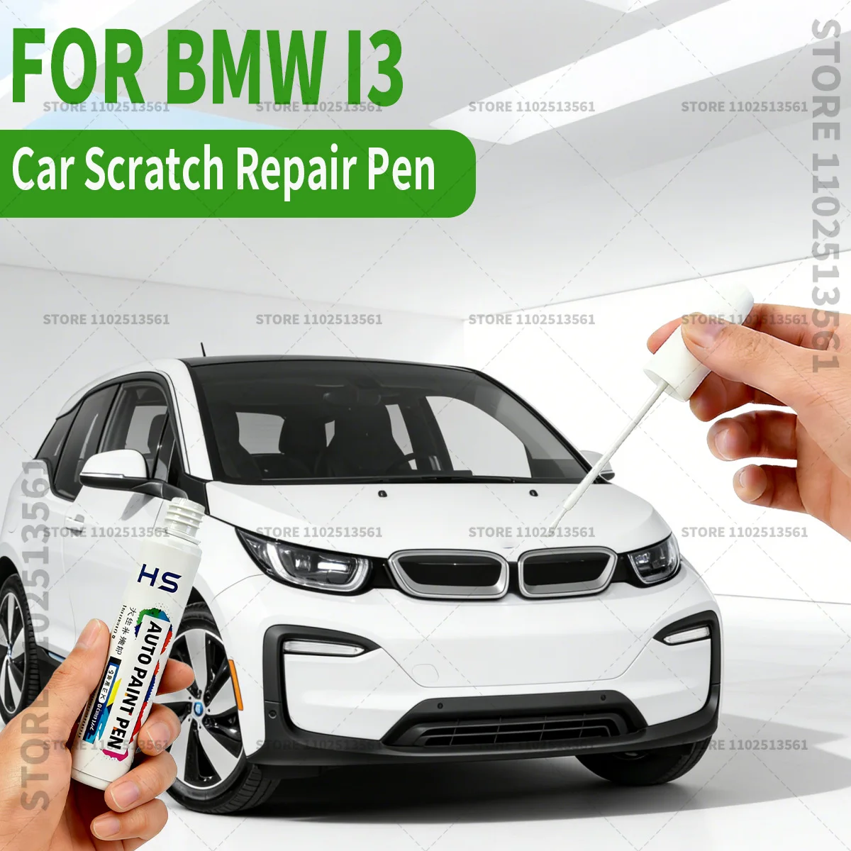 For 2013-2025 BMW i3 Scratch Removal and Paint Repair Pen Portimao Blue Mineral White Skyscraper Gray Carbon Black Melbourne Red