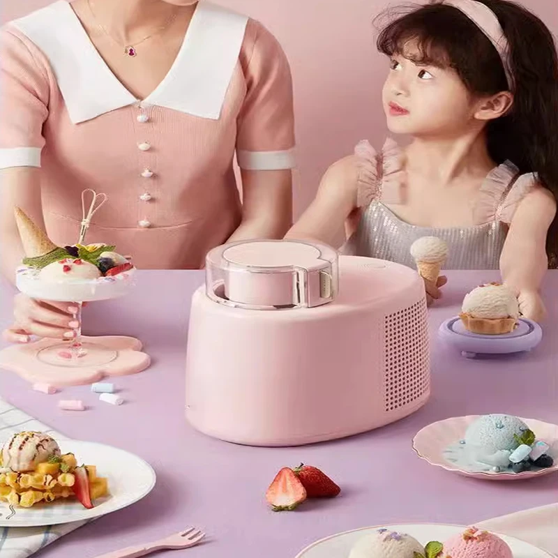 Ice Cream Machine Soft and Hard Italian Ice Cream Machine Household Electric DIY Sorbet Fruit Dessert Yogurt Ice Maker
