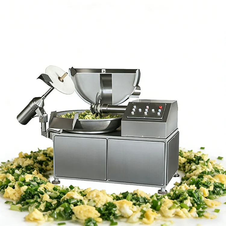 Multifunctional Industrial 50kg 300kg Stuffing Cutting New Fish Meat Bowl Chopper Large Cutter Make Machine
