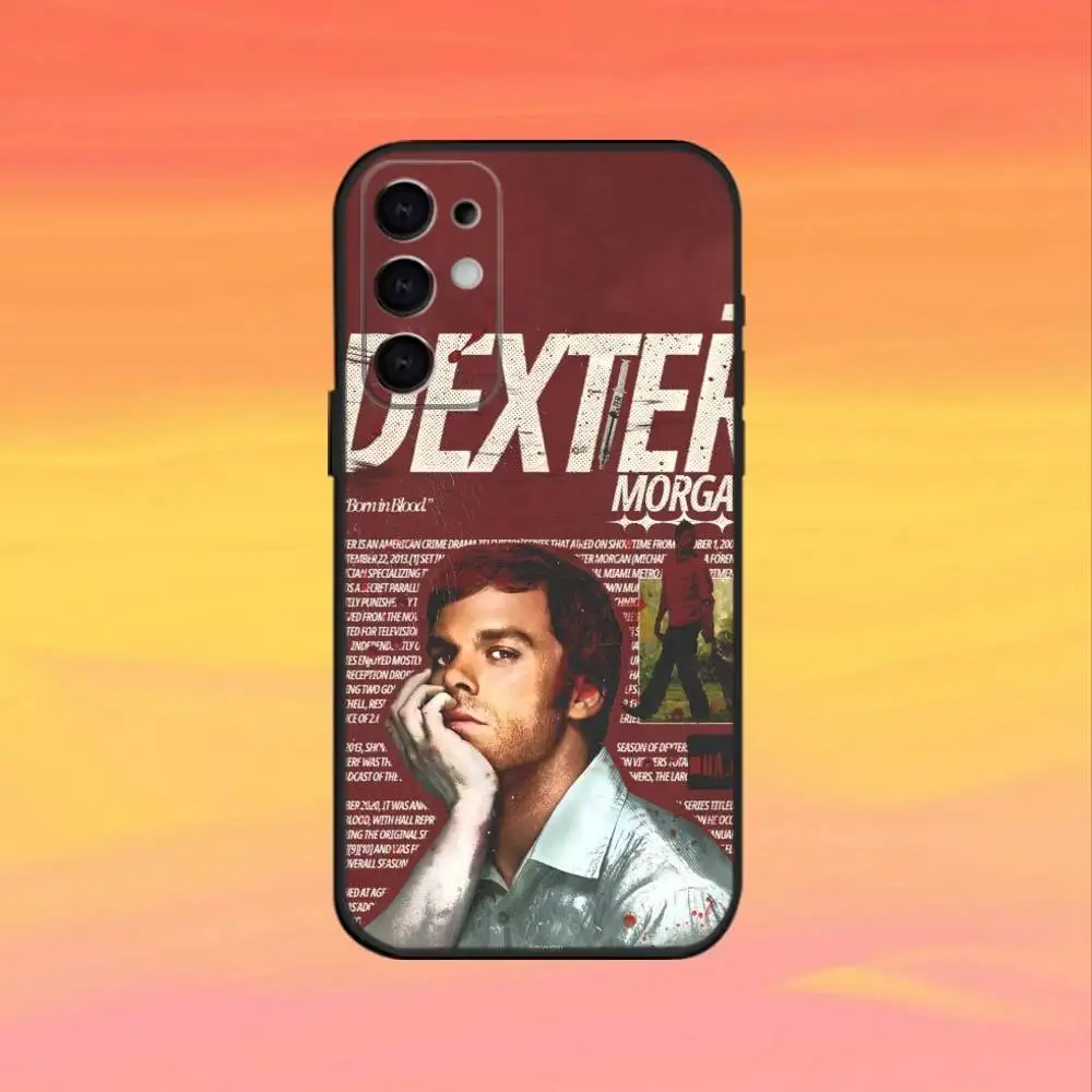 Чехол для телефона Dexter M-Morgan для Samsung S25, S24, S21, S22, S23, S30, Ultra, S20, Plus, Fe, Note, 10,9,5G, черный чехол