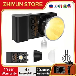 ZHIYUN CINEPEER CX100 100W Bi-Color COB LED Video Light 2700-6500K 4500mAh Battery CRI96 TLCI97 Portable Fill Light Vlog Live