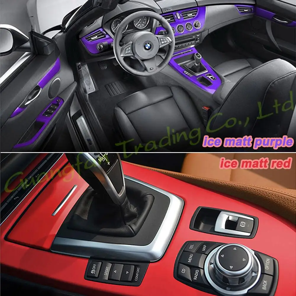 

For BMW Z4 E89 2009-2016 Car-Styling 3D/5D Carbon Fiber Car Interior Center Console Color Molding Sticker Decals Accessories