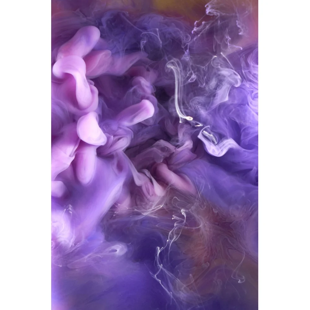 Cymbozin Purple Lilac Multicolored Smoke Abstract Photography Background Paint Ink Underwater Explosion Wedding Photo Backdrops