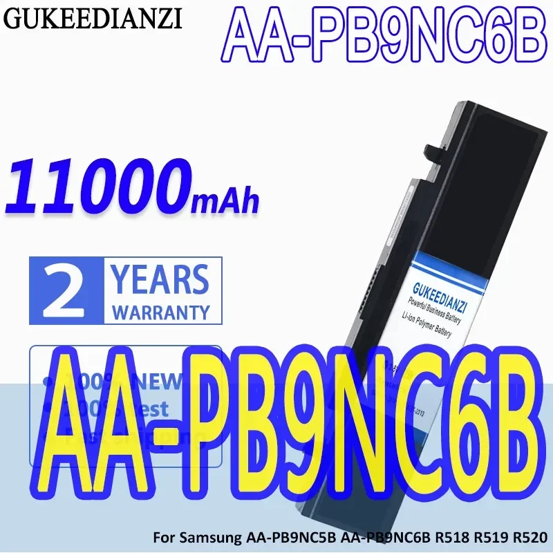 GUKEEDIANZI AA-PB9NC6B Battery for SAMSUNG NP305E5A NP300E5V NP300V5A NP300E5A NP300E5C R525 R730 AA-PB9NS6B R540 R530 R428