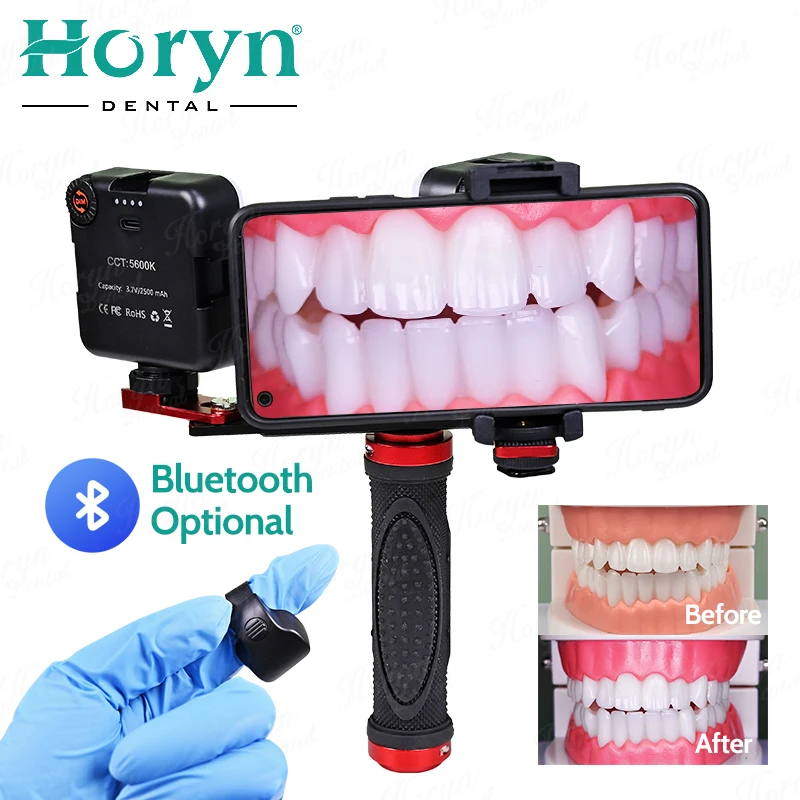 Dental den tistry LED Oral Filling Light Flash Photography Equipment 64 Lamp Beads Brightness Adjustment