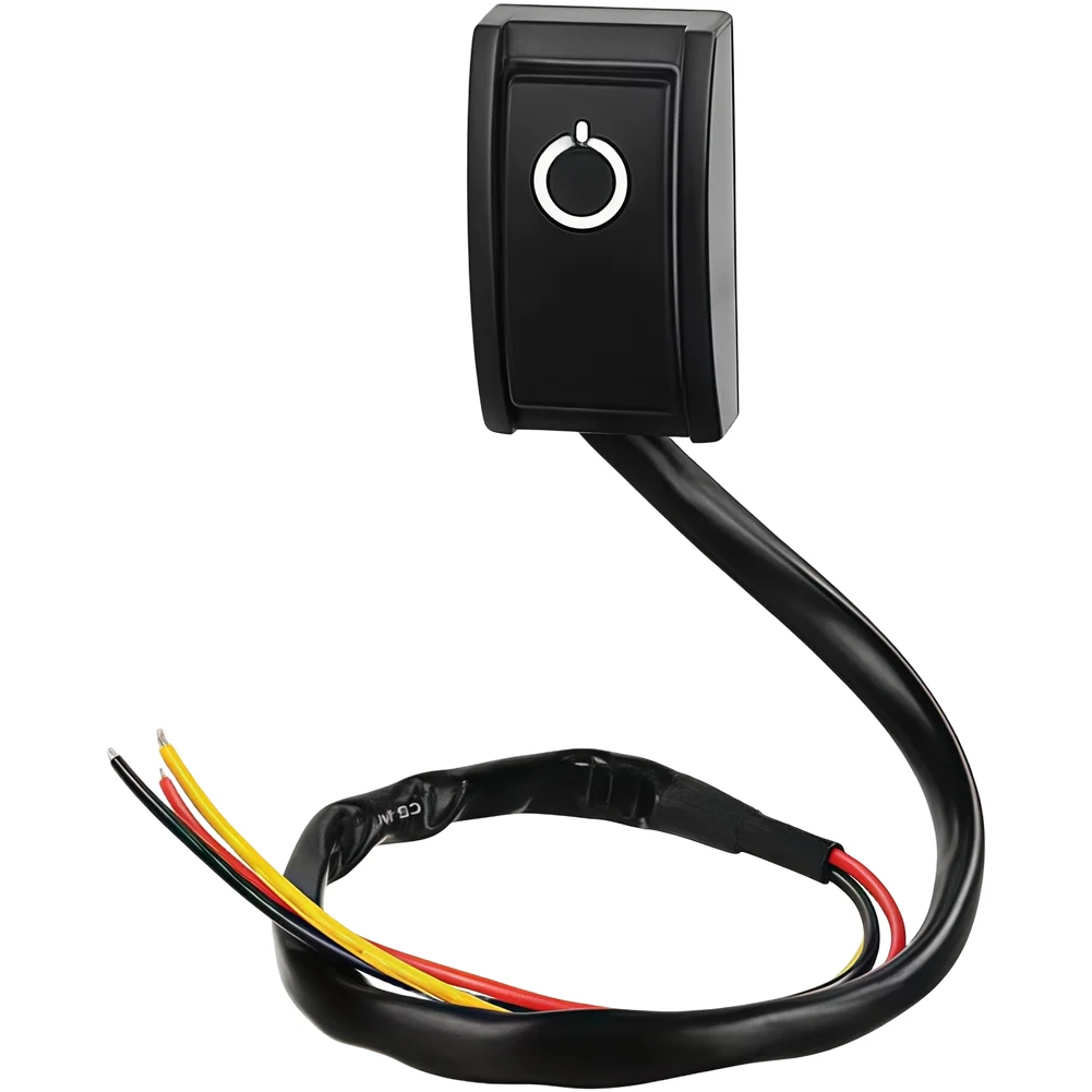 12V 24V Push Button Switch With LED Indicator IP44 Waterproof Mount For Automotive Electrical Control Panel Accessories
