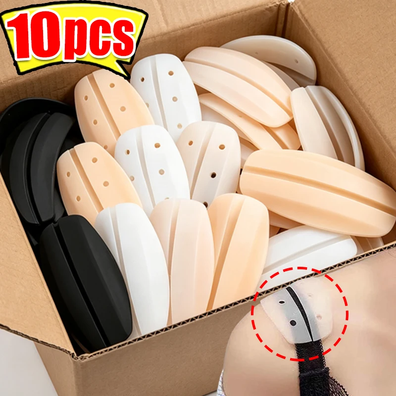 2/10pcs New Silicone Non Slip Shoulder Strap Pads Female Soft Bra Strap Cushions Holder Relief Pain Bra Shoulder Pads for Woman
