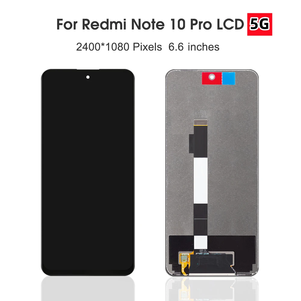 M2101K6G LCD For Xiaomi Redmi Note 10 Pro 5G Display Touch Screen Digitizer Replacement For POCO X3 GT 21061110AG LCD With Frame