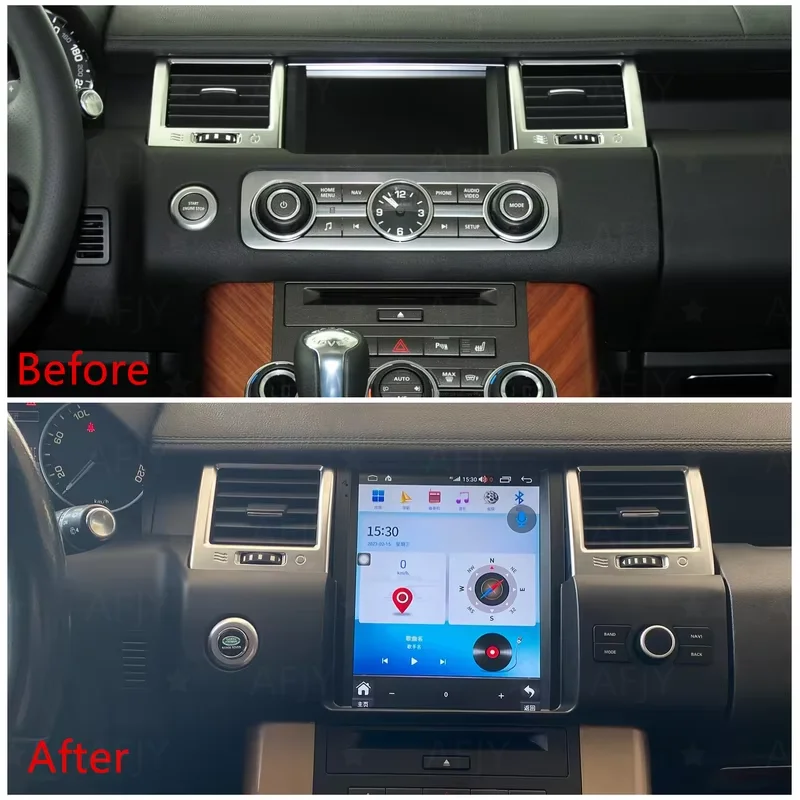 Vertical IPS Screen Android Car GPS Navigation Radio For Land Rover Range Sport L320 2009 2010 - 2013 CD Player GPS System Audio