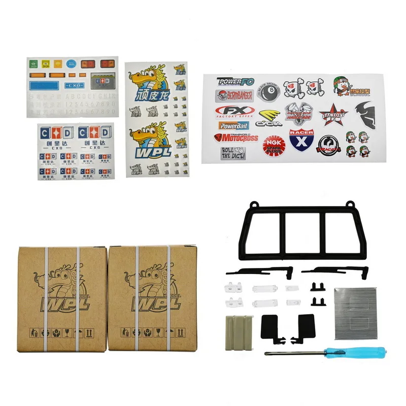 Volledige Schaal 1/16 D12 Mini Rc Auto Simulatie Laden Afstandsbediening Vrachtwagen Mini Kleine Vrachtwagen Met Stickers Dremote Controle Speelgoed Gift