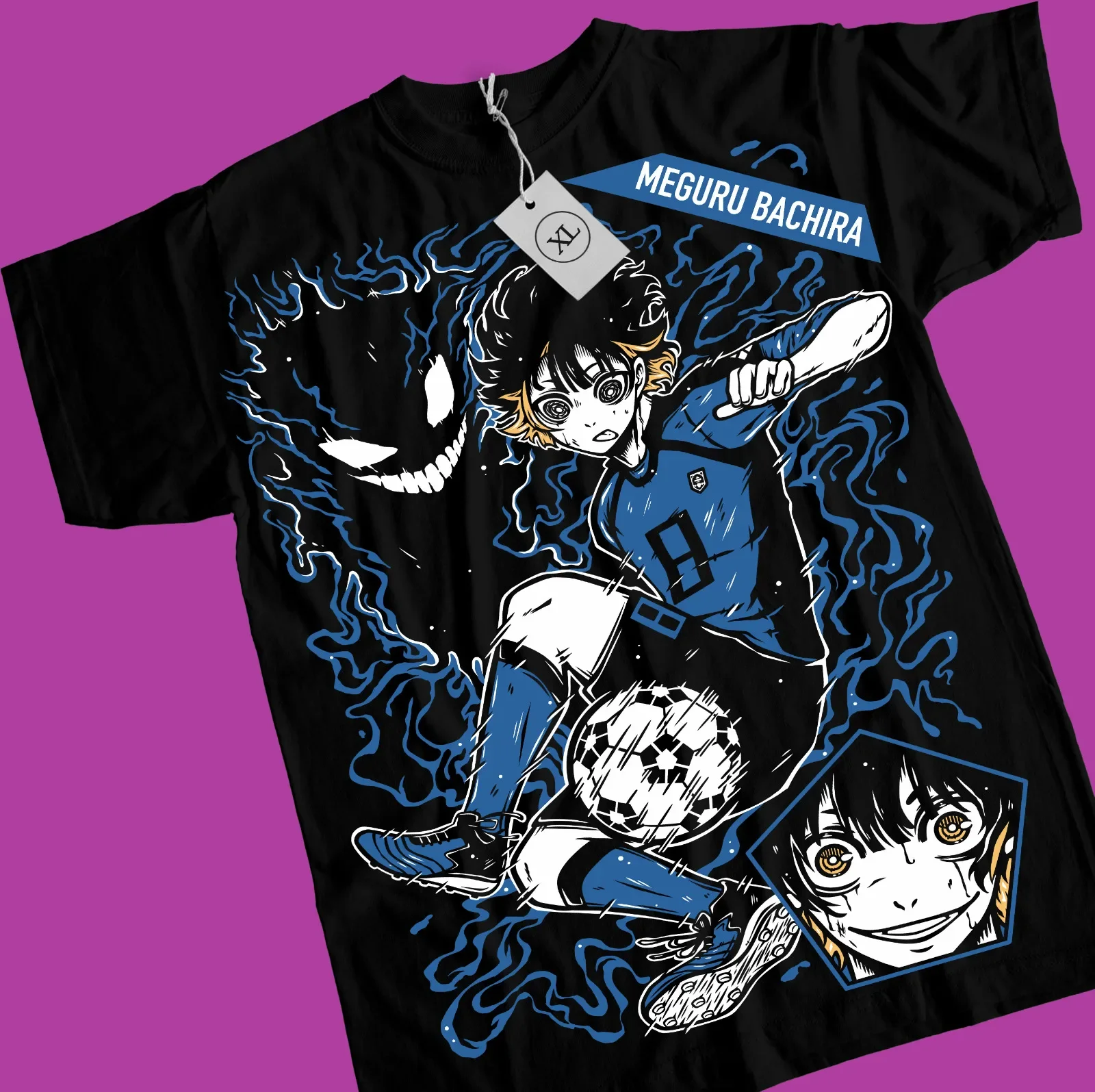 

Blue lock Kunigami Meguru Bachira T-shirt ,Rin Itoshi,Nagi Anime Manga All Size