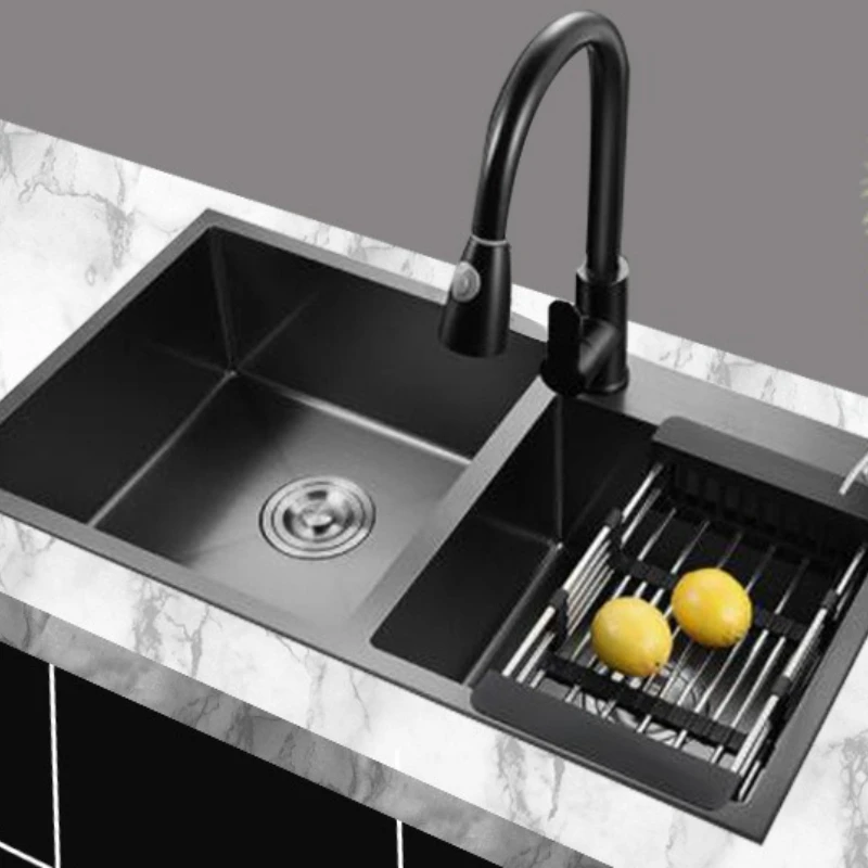 Stainless Steel Kitchen Sinks Deepened Thickened Design Prevent Kitchen Sinks Clogging Home Improvement Lavelli Da Cucina ZY40SC