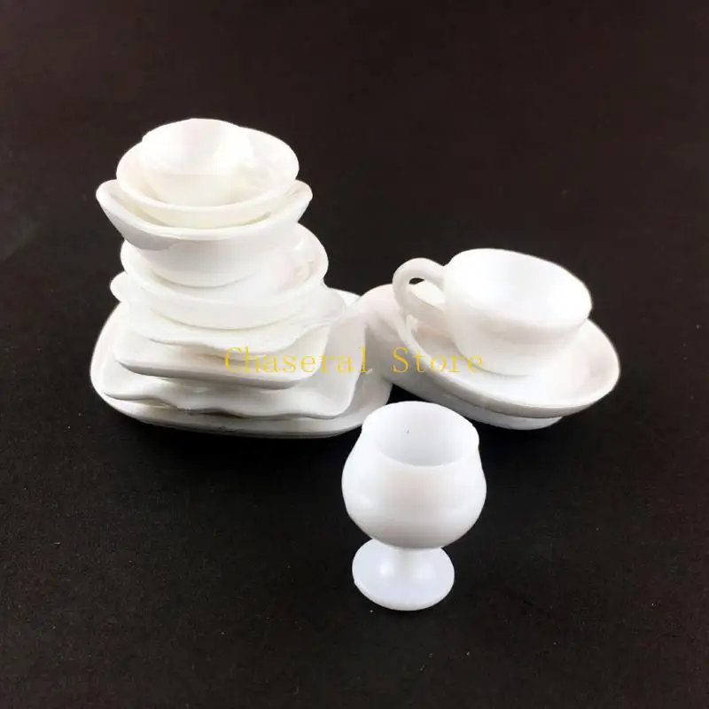 E7CE 1/12 Appareils cuisine miniatures modèles meubles maison poupée Modèle meubles jouets plateaux résine