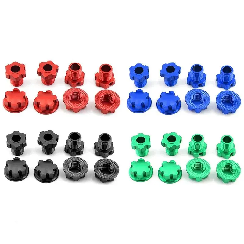 RC Auto Metalen 17mm Splined Wiel Hex Hub Adapter 8654 voor Traxxas 1/10 E-Revo 2.0 Maxx 1/8 Sledge Upgrade Onderdelen
