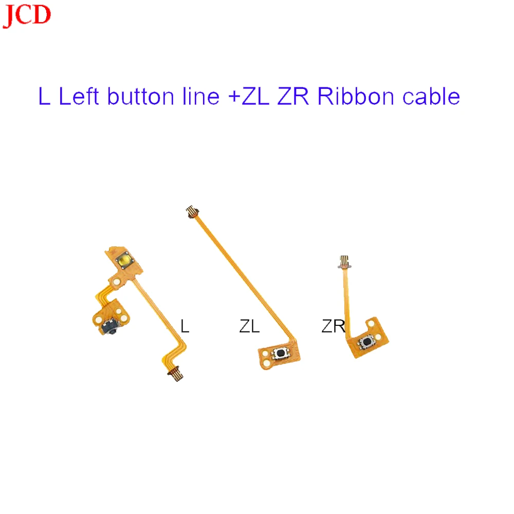 JCD 1pcs Replacement For Switch JoyCon ZR ZL L SL SR Button Key Ribbon Flex Cable For NS Repair Cable