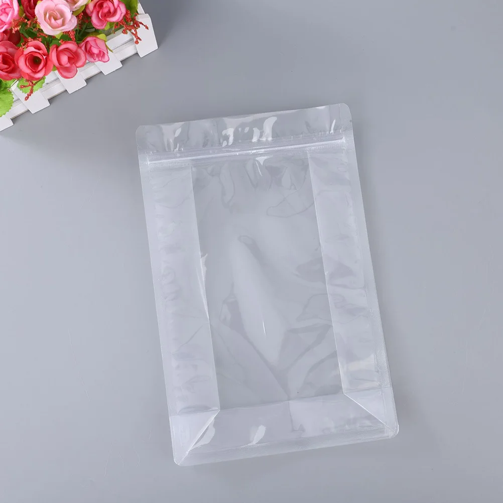 

20 Pcs Clear Snack Bags for Treats School Supplies Candy Food Storage