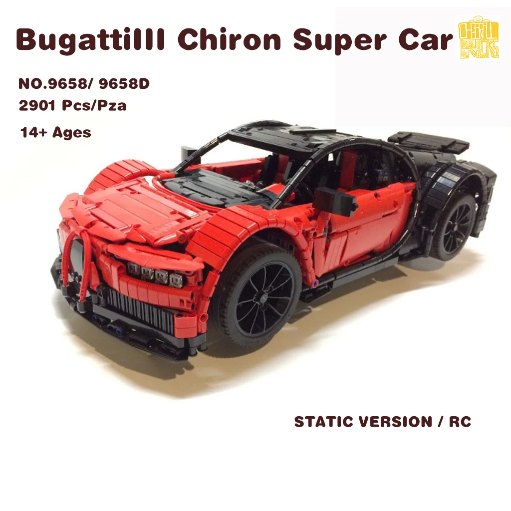 

MOC 9658 Super Car Model With PDF Drawings Building Blocks Bricks Kids DIY Toys Birthday Christmas Gifts