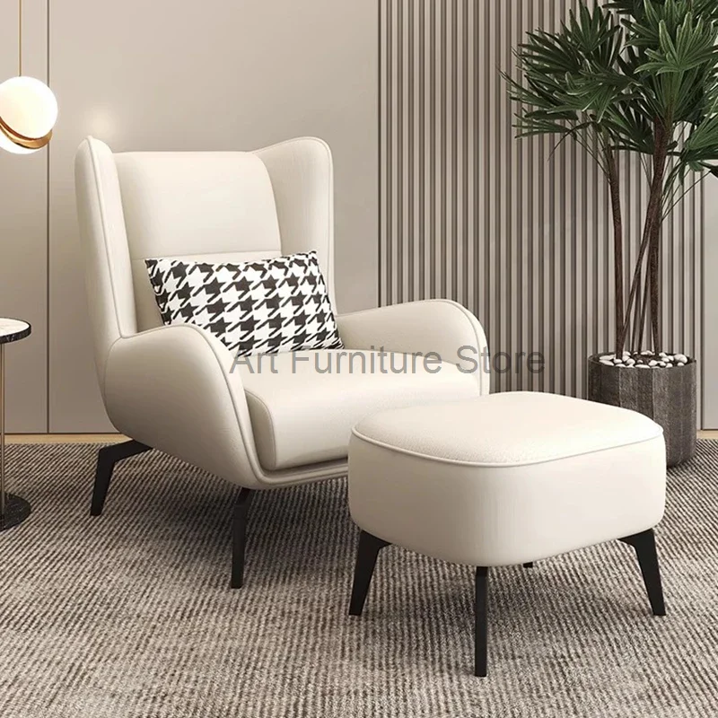 Nordic Beds Modular Living Room Sofas Recliner Modern Exterior Mini Armchairs Minimalist Casa Arredo Bedroom Furniture YR50LS