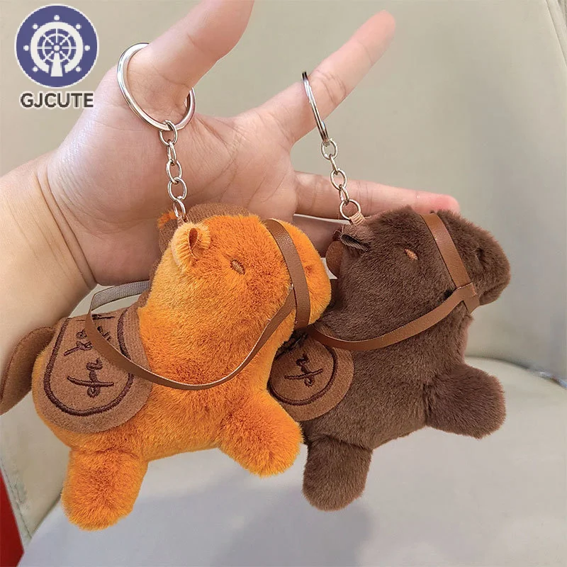 1pcs Cartoon Pony Plush Toys Cute Little Horse Stuffed Doll Keychain Kawaii Plush Dolls Keyring Backpack Pendant Children Gifts