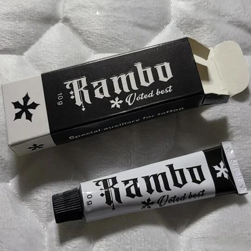 

New 75% Black Rambo 2/5/10/20/30/50PCS Tattoo Cream Semi Permanent Makeup Beauty Body Eyebrow Lips Liner 10g