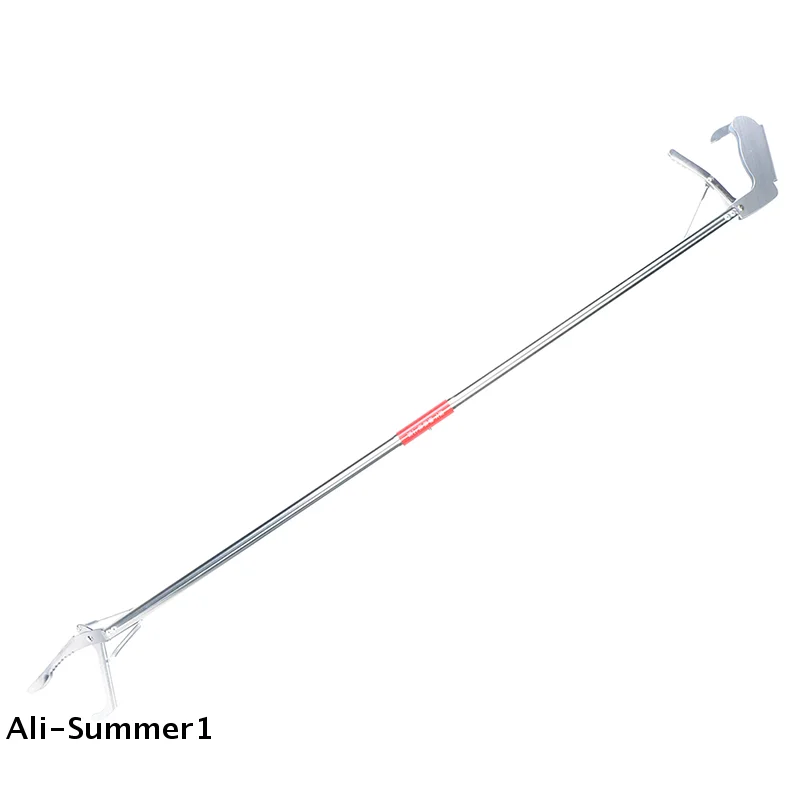 【E】1,2 m faltbarer Schlangenzangen-Stick, leicht zu erreichen, Aufnahmewerkzeug, faltbarer Müllclip