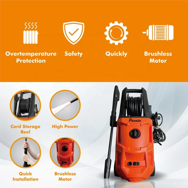 220V 1600W Brushless High-pressure Water Car High-pressure Washer