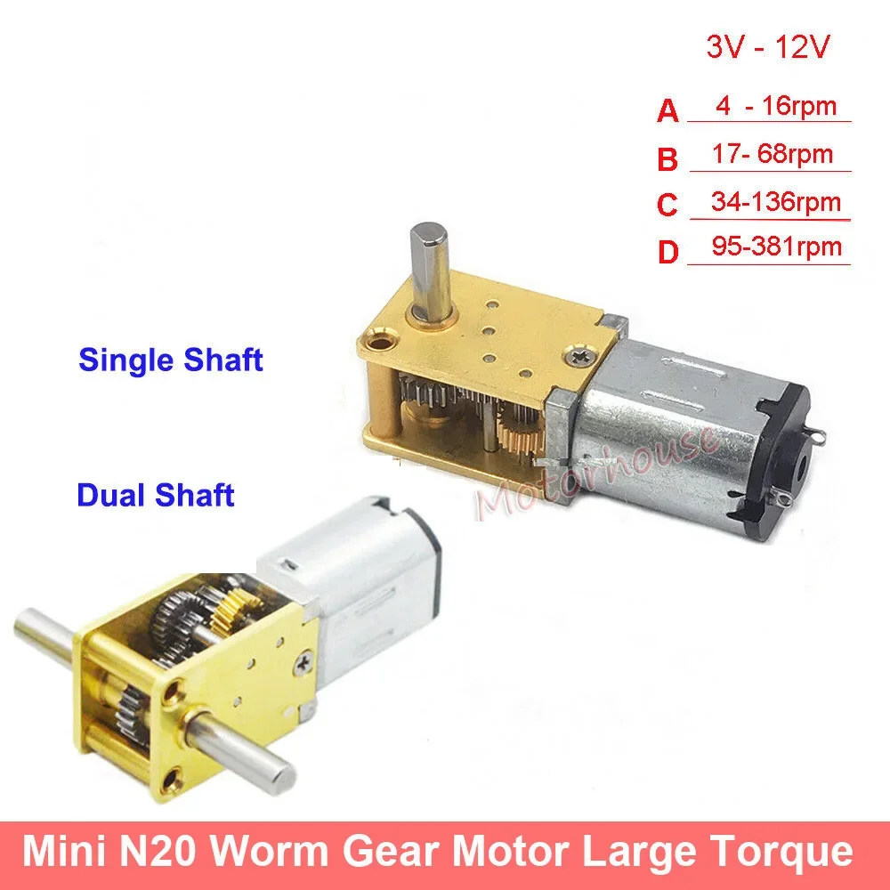 Micro N20 pełna metalowa skrzynia biegów silnik reduktora biegów DC3V 6V 12V 4rpm-381RPM niska prędkość Singal podwójny wał Robot DIY samochód Eleltric Lock