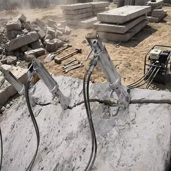 High Sale High Quality Handheld Hydraulic Rock Splitter with 8HP AC Motor and 60Mpa Pressure for Mining Applications