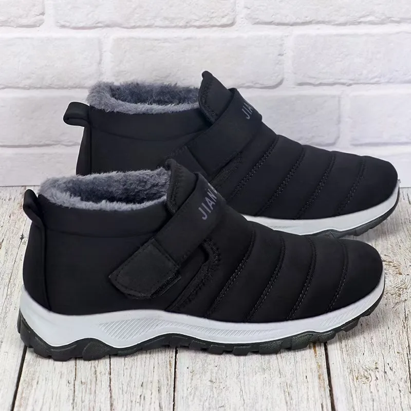 

YRZL/мужские термосапоги, зимние утепленные зимние ботинки для мужчин, противоскользящие водонепроницаемые рабочие ботинки для холодной погоды, теплые, удобные, уличные