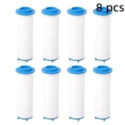 8 Pcs Shower Head Replacement PP Cotton Filter Cartridge Water Purification Bathroom Accessory Hand Held Bath Sprayer