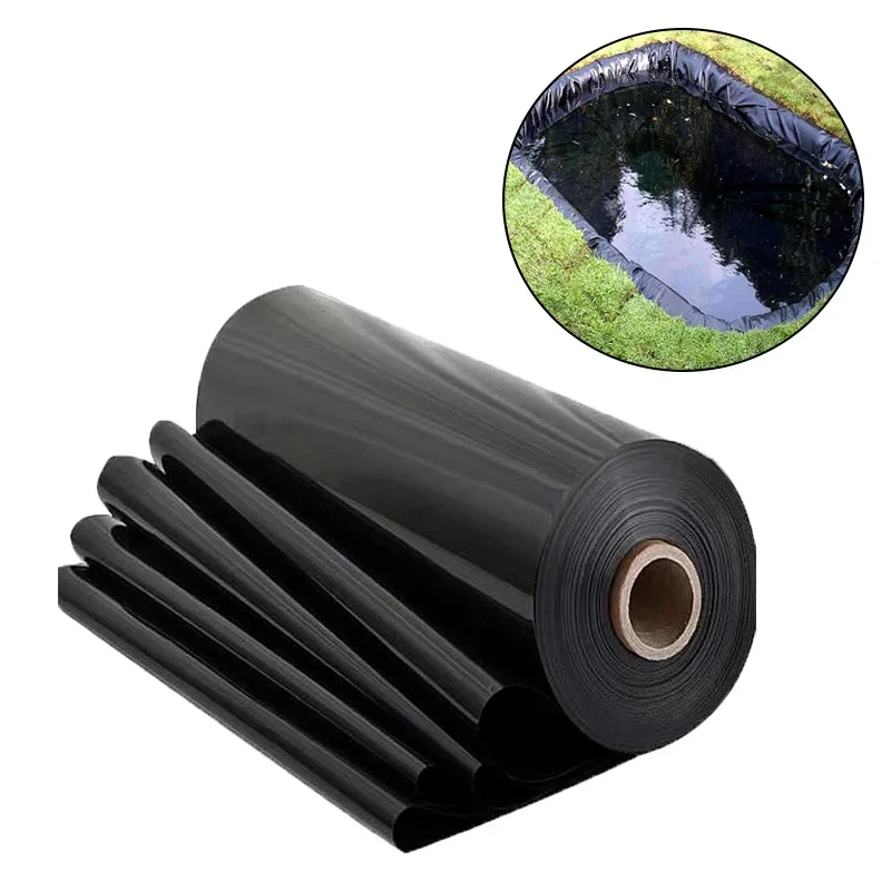

HDPE 340GSM 1mx150m Geomembrane Fish Pond Liner Rain Barrel Tarpaulin Garden Supplies Water Recuperator Pond for the Garden