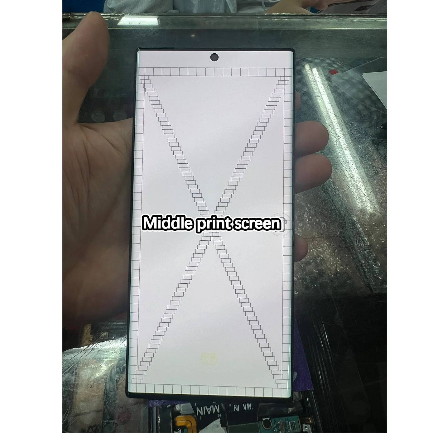 Schaduwvlekken met defecten voor S23u S918E S918B Display Touchscreen Digitizer AMOLED Kwaliteit voor Samsung S23 Ultra LCD Vervanging