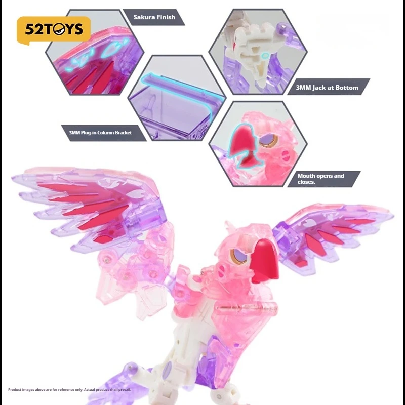 52 jouets bête boîte série fleur fée cerisier perroquet Transformable figurine modèle d'assemblage à la mode Mecha jouet pour âges