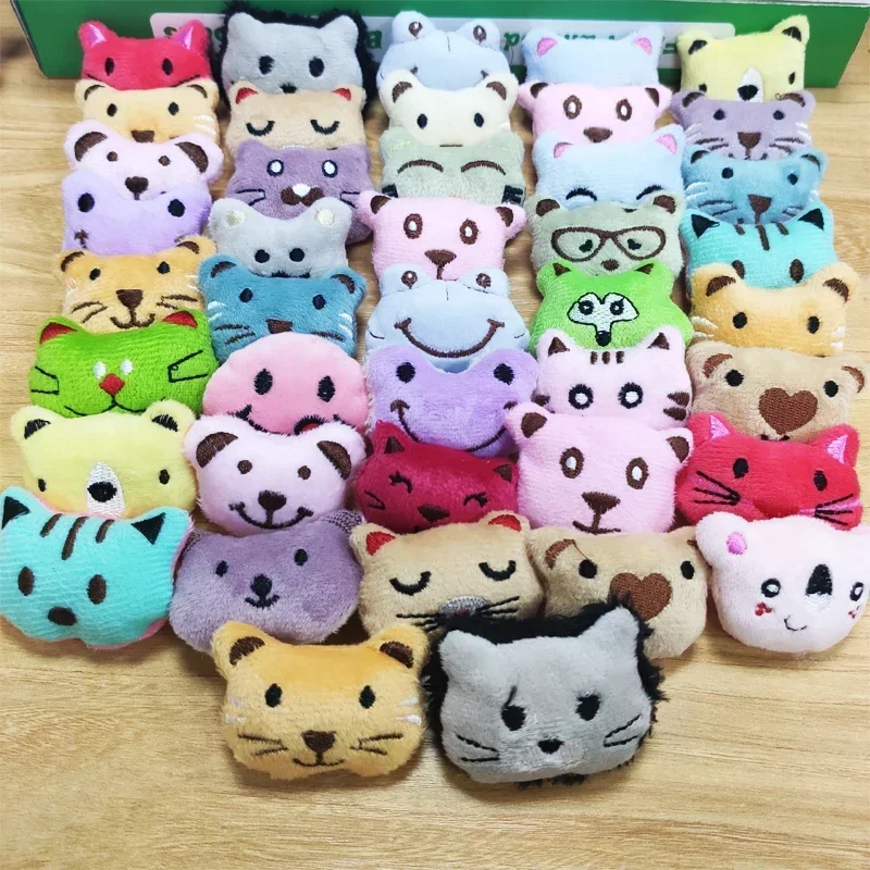 10-30pcs Cute Animal Plush Dolls Rabbit Bear Panda Stuffed Toys Mini Girl Plush Claw Machine Doll Accessories Toys Gift